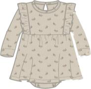 Lil' Atelier Nbflavo EMO LS Body Dress LIL Str 68 - Turtledove/rabbit ...