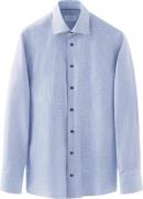 ETON Cont. Fit Blue Houndstooth Signature Twill Shirt Mand Blå Langærm...