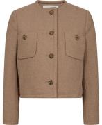 Ba&sh Jacket Meredith Kvinde Camel Overgangsjakker Str M - hos Magasin