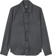 Mads Nørgaard - Copenhagen Firm Twill Skyler Shirt Mand Sort Overshirt...