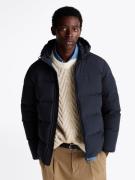 Tommy Hilfiger Down Hooded Puffer Jacket Mand Desert Sky Overgangsjakk...