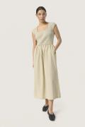 Soaked in Luxury Slsimone Phoebe Dress Kvinde Spray Green Maxi Kjoler ...