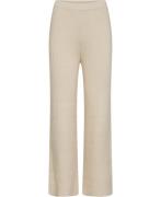 La Femme Rousse Carla Pants Kvinde Off White Bukser Med Lige Ben Str S...