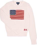 Polo Ralph Lauren Pullover Str L - Lyserød Strik hos Magasin