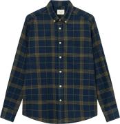 Forét Hornet Flannel Shirt Mand Navy/army Langærmede Skjorter Str L - ...