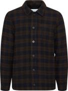 Casual Friday Cfjonick 2. 0 Checked Jacket Mand Dark Navy Overgangsjak...