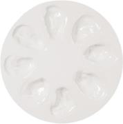 BYON Serving Plate Oyster White Str ø27x2cm - Serveringsfade hos Magas...