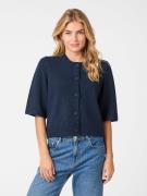 Neo Noir Elmira Knit Cardigan Kvinde Navy Sweaters Str 40 - Uld hos Ma...