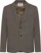 Casual Friday Cfbille 0169 Tweed Weave Blazer Mand Silver Mink Melange...