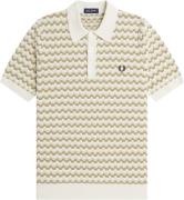 Fred Perry K7636 Mand Ecru Kortærmede Poloer Str L - hos Magasin