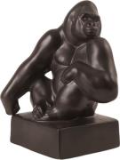 Royal Copenhagen Gorilla Figur, Graphite, 20,5 cm. Sort Str 20,5 cm - ...