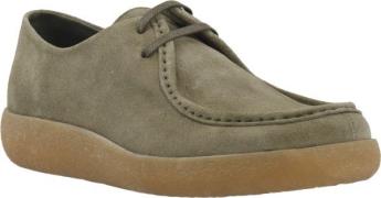 Bianco Biaasher Moc Toe Lace Up Shoe Suede Mand Olive Sejlersko Str 45...