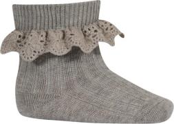 mpKids Lea Socks With Lace Str 25/28 - 489 Strømper hos Magasin