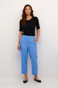 Kaffe Kasakura HW Cropped Pants Kvinde Ultramarine Bukser Str 40 - hos...