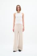 InWear Gincetteiw Pants Melange Kvinde Vanilla Melange Bukser Relaxed ...