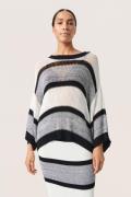 Soaked in Luxury Slrohanna Pullover Kvinde Black, White And Melange Sw...