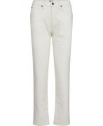 Lee Carol Concrete_White Kvinde White Flared Jeans Straight Fit Str 27...