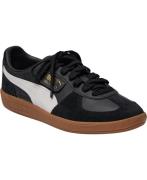 Puma Palermo Lth Puma Black-feather Gray-gum Sneakers Str 42 / 8 - Læd...