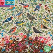 eeBoo Eeboo Puslespil 1000 brk - Songbirds Tree - Puslespil Træ hos Ma...