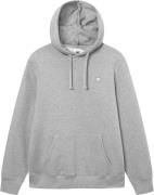 Wood Wood Wwash Mand Light Melange Grey Hoodies Str L - hos Magasin