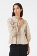 Karen by Simonsen Kbzuena Nette Blouse Kvinde Simply Taupe Skjorter St...