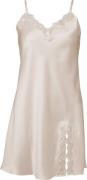 Lady Avenue Pure Silk Slip w. Lace Undertrøjer Str XS - Silke hos Maga...