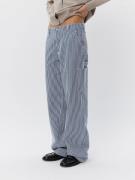 Sofie Schnoor Trousers Kvinde Dark Blue Striped Cargo Bukser Str XS - ...