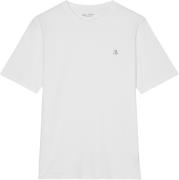 Marc O’Polo Tshirt, Short Sleeve, Logo Print Mand White Kortærmede T-s...