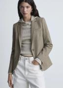 MANGO Blazer. - Namsos Kvinde Brown Blazere Str L - hos Magasin