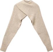 Blanche Laurelbl Shrug Kvinde 1306 Oxford Tan Sweaters Str XS - Uld ho...