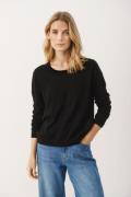 Part Two Adeline Cashmere Blend Pullover Kvinde Sort Sweaters Relaxed ...