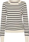 Part Two Gertiepw PU Kvinde Stripe, Navy Sweaters Relaxed Fit Str L - ...