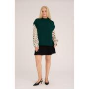 A-VIEW Patrisia Knit Vest Kvinde Dark Green Strikveste Str XS - hos Ma...