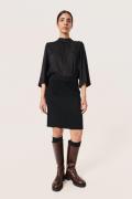 Soaked in Luxury Slpipa Skirt Kvinde Black Korte Nederdele Str L - hos...