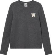 Wood Wood Wwtay AA CS Jumper Mand Dark Grey Melange Sweaters Str L - h...