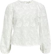 Object Objmya RE L/S TOP Noos Kvinde Cloud Dancer Toppe Str 40 - hos M...