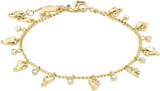 Pilgrim Jules Bracelet Goldplated one size - Kædearmbånd Med Vedhæng h...