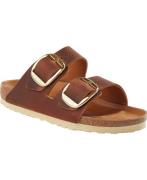 Birkenstock Arizona Big Buckle FL Kvinde Gognac Flade Sandaler Str 40 ...