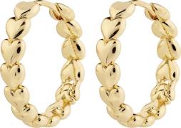 Pilgrim Maeve Hoop Earrings Goldplated one size - Creoler hos Magasin