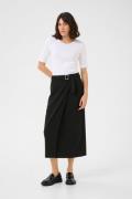 Kaffe Kathea Skirt Kvinde Black Deep Midi Nederdele Str L - hos Magasi...