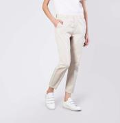 MAC Jeans Chino Kvinde Sand Bukser Med Lige Ben Str 42 - hos Magasin