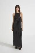 Stylein Gaeta Dress Kvinde Black Maxi Kjoler Str L - hos Magasin