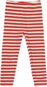 The New Tnstfro Uni Rib Leggings Str 92 - Poppy Red Striped Leggings B...