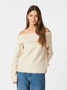 Neo Noir Jane Knit Blouse Kvinde Ivory Sweaters Str 40 - Uld hos Magas...