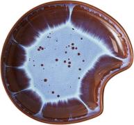 HK Living Shell Plate Sienna Brown/blue - Serveringsfade hos Magasin