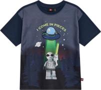 LEGO kidswear/LEGO børnetøj Lwtaffy 105 T-shirt S/S Str 128 cm - Navy ...