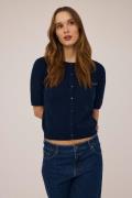 Magasin Mabel 14 Cashmere Kvinde Navy Cardigans Str L Cashmere