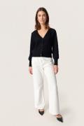 Soaked in Luxury Slrava Rinna Cardigan Kvinde Black Cardigans Regular ...