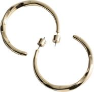 MANGO Twisted Hoop Earrings U - Creoler hos Magasin