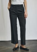 Bruun & Stengade BS Cassandra Pants Kvinde Black Bukser Med Brede Ben ...